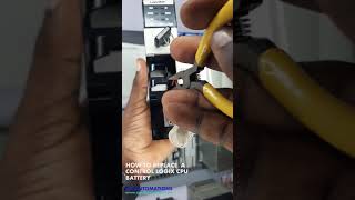 HOW TO REPLACE A CONTROL LOGIX CPU BATTERY [upl. by Alehcim]