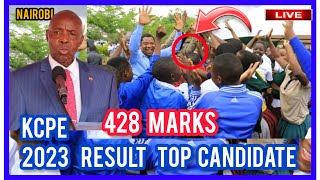 KCPE RESULTS TOP CANDIDATE SCORES 428 MAKRS  KCPE RESULTS TOP CANDIDATE HOW TO CHECK KCPE RESULTS [upl. by Eedak477]