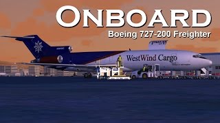 Onboard Boeing 727200F Los Angeles to Reno Full Flight [upl. by Tristan]