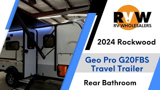 2024 Rockwood Geo Pro G20FBS Travel Trailer Flythrough [upl. by Eeralav367]