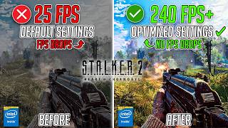 STALKER 2  BEST PC SETTINGS to Fix Lags Stutter and MAX FPS ✅ [upl. by Hildebrandt344]