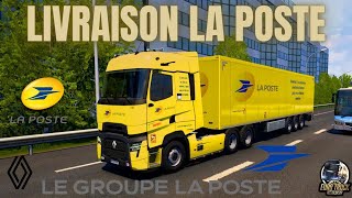 ETS 2  LIVRAISON LA POSTE IleDeFrance Map [upl. by Alilahk508]