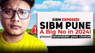 SIBM Pune Honest Review 🤬  MBA Fees Real Placements Campus Life amp Hostel Experience 202425🔥 [upl. by Rodrigo]