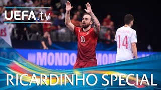 Ricardinho scores another amazing goal at Futsal EURO [upl. by Redienhcs381]