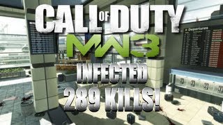 289 Kill Infected Game on Terminal Mw3 Map Pack 7 [upl. by Eelik]