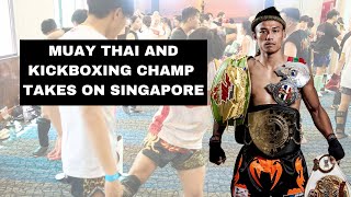 Sitthitchai Sitsongpeenong Spars In Singapore [upl. by Vacuva]