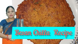 Besan Chilla Recipe  besan chilla [upl. by Elttil]