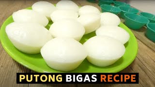 How to Make HOMEMADE Putong BigasPuti Steamed Rice Cake  FAVORITE PINOY KAKANIN SARAP [upl. by Nani]