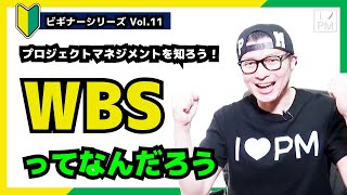 【🔰ビギナーVol11】WBSって何だろう？／プロジェクトマネジメント [upl. by Grodin547]