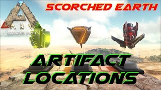 Artifact Locations  ARK Scorched Earth [upl. by Willyt]