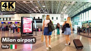 Milan Italy AirportMalpensa terminal virtual tour [upl. by Gaile]