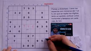 2 Cómo resolver un SUDOKU NIVEL MUY DIFICIL [upl. by Gnolb68]