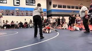 Killer Kyle Wrestling Jersey Shore Individual Tournament Manalapan vs Toms River 54lbs  2182024 [upl. by Erdnaek]