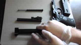 Beretta 92 FSM9 DisassemblyField Strip [upl. by Rayburn51]