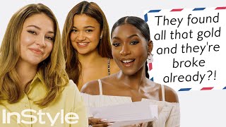 ‘Outer Banks’ Cast Answers Fan Mail  InStyle [upl. by Ozzy678]