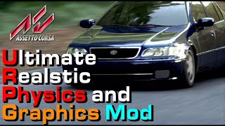 Assettocorsa Realistic Physics  Graphics Mod TOYOTA ARIST [upl. by Kalmick643]