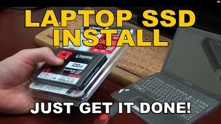 How to install an SSD in your LAPTOP [upl. by Amandy]