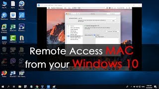 How to Remote Access Mac PC from Windows 10  NETVN [upl. by Priscella400]