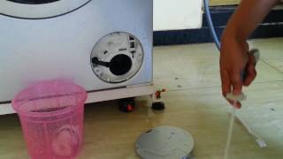 How to Clean Your Bosch Washing Machines Filter  service flap [upl. by Leicester]