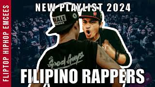 New FIlipino Rap Music Playlist  Fliptop Rappers Song Compilation 2024 [upl. by Milty]