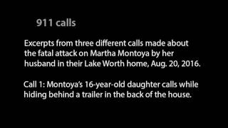 Audio 911 calls from fatal domestic attack on Lake Worth woman [upl. by Hoseia]