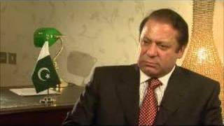 Nawaz Sharif talks to Al Jazeera  23 Aug 07 [upl. by Lessard]