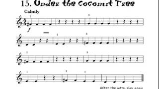 Under the Coconut Tree from Vamoosh Violin Book 1 [upl. by Eannaj]