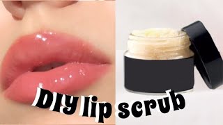 diy sugar scrub for soft lips without coconut oil amp honey Mahe’s technique [upl. by Elfrieda436]