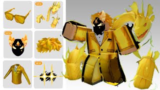 22 THE BEST FREE GOLD AND PINK ITEMS ROBLOX 2023 [upl. by Lehcar]