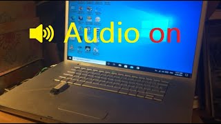 Installing windows 10 on MacBook fixing no sound Very simple trick [upl. by Naelcm]