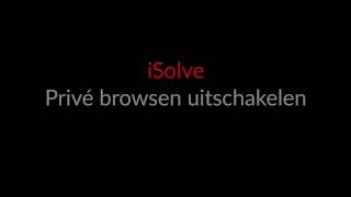 Privé browsen uitschakelen [upl. by Bala]