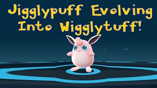 Jigglypuff Evolving Into Wigglytuff in Pokémon GO [upl. by Rothschild]