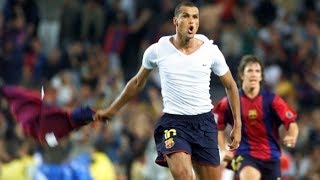 RIVALDO 3 GOALS VS VALENCIA 2001 [upl. by Assennev127]