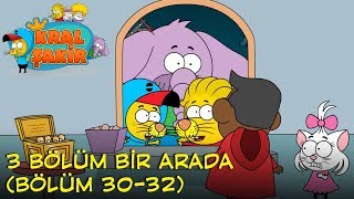 KRAL ŞAKİR 3 Bölüm Bir Arada  Çizgi Film [upl. by Enileve218]