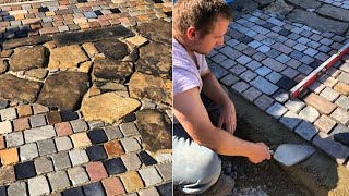 HOW TO LAY COBBLES  Cobble Stone Top Tips [upl. by Carper]