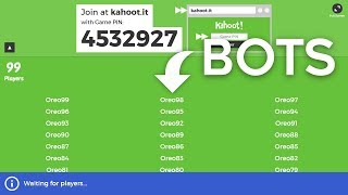 How to Spam a Kahoot Game with Bots [upl. by Mylander858]