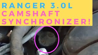 Ford Ranger Camshaft Synchronizer Location [upl. by Rahr]