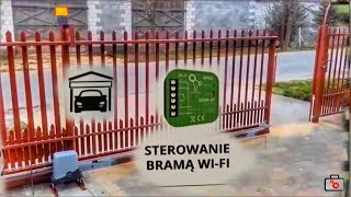 Otwieranie bramy smartfonem WiFi SBW01 SUPLA ZAMEL Jak podłączyć  Vteka [upl. by Adnauqal]