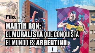 MARTÍN RON el artista argentino que pintó el MURAL MÁS GRANDE de Latinoamérica [upl. by Julietta]