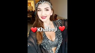 LOVE KHALLEJI DANCE Bellydancer Veronika Maas [upl. by Latoyia]