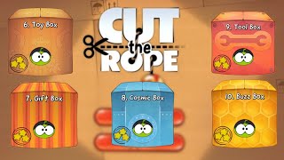 Cut the Rope  Season 02 All Boxes  3 Stars Walkthrough [upl. by Nedle]