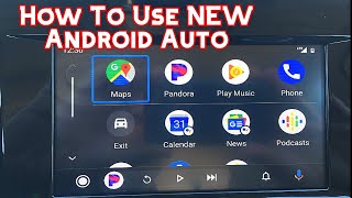 How To Use The NEW Android Auto [upl. by Enedan755]