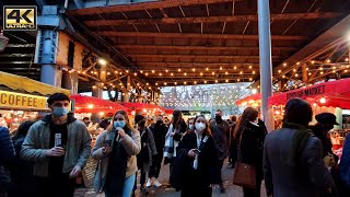 Borough Market at Christmas  The oldest London Street Food Market [upl. by Neerom]