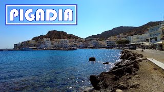 Karpathos Greece  Pigadia ▶ Beach Port and Town ▶ In 4K [upl. by Dustin188]