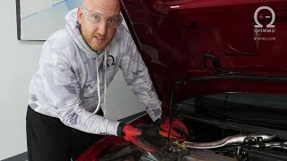 Tesla Model S  12V Battery Installation Ohmmu [upl. by Fassold504]