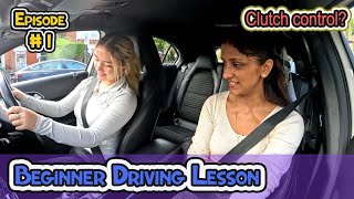 Beginner Driving Lesson with Erin  Clutch Control Tips and Junctions [upl. by Darren]