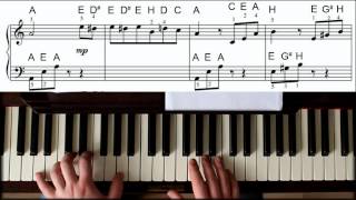 Für Elise  Piano tutorial  easy version [upl. by Kiri]