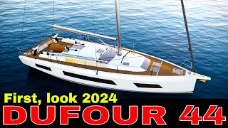 DUFOUR 44 First full tour 2024 new model [upl. by Pauwles394]