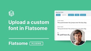 Upload a Custom Font in WordPress and Flatsome  Plugin Use Any Font [upl. by Lalitta410]