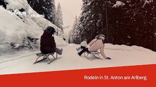 Rodeln in St Anton am Arlberg  VLOG [upl. by Ybrik184]